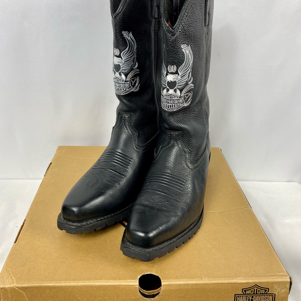 HARLEY DAVIDSON BOOTS - HONDO WESTERN EAGLE MOTORCYCLE 95260 - MEN'S SIZE 10 1/2